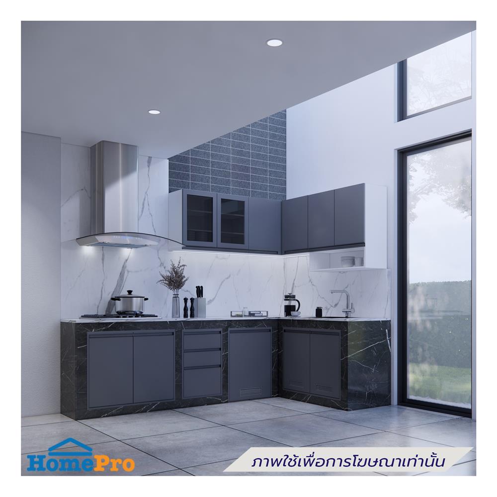 ตู้แขวนคู่บานกระจกเปิดคู่ STARMARK MAXII 60x80 ซม. สี TITANIUM GREY