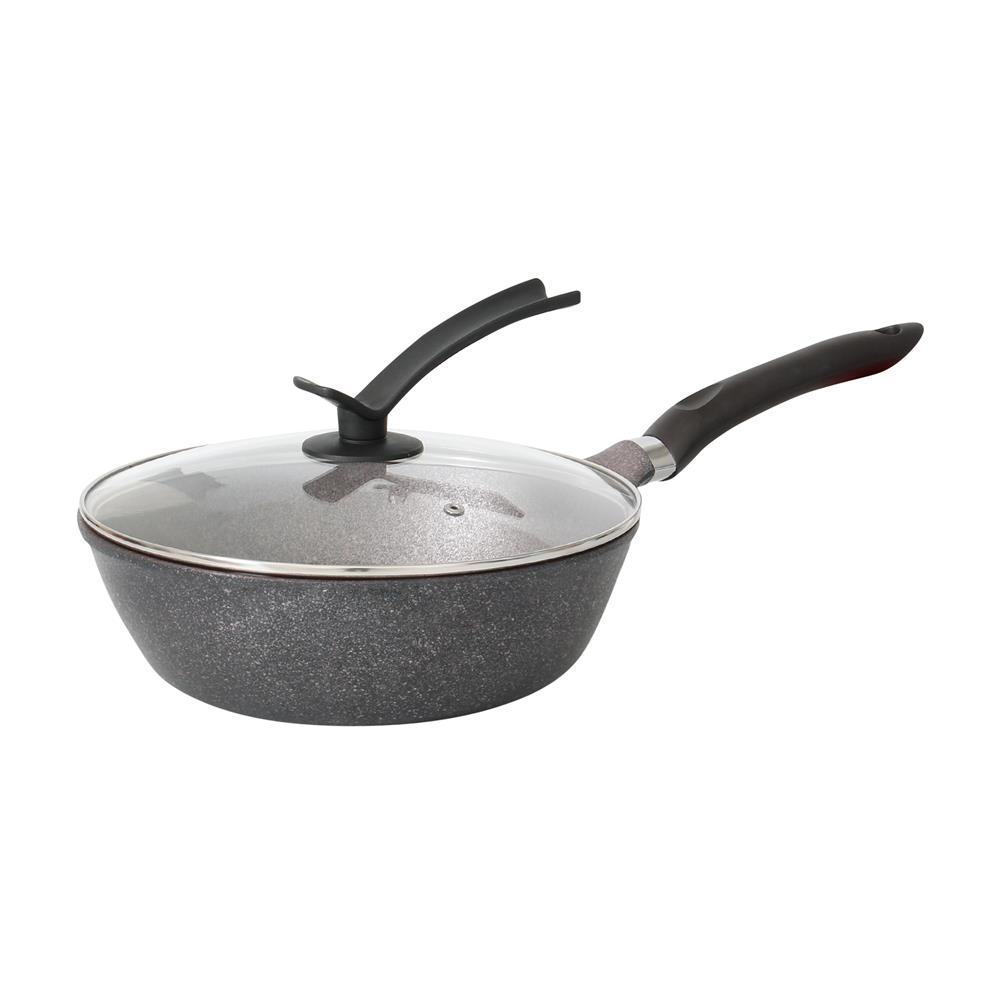 กระทะลึกพร้อมฝา 28 ซม. KECH KOREA CROWN IH_1