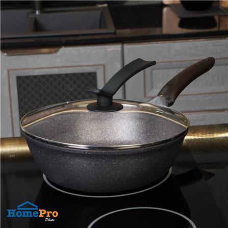 กระทะลึกพร้อมฝา 28 ซม. KECH KOREA CROWN IH_5