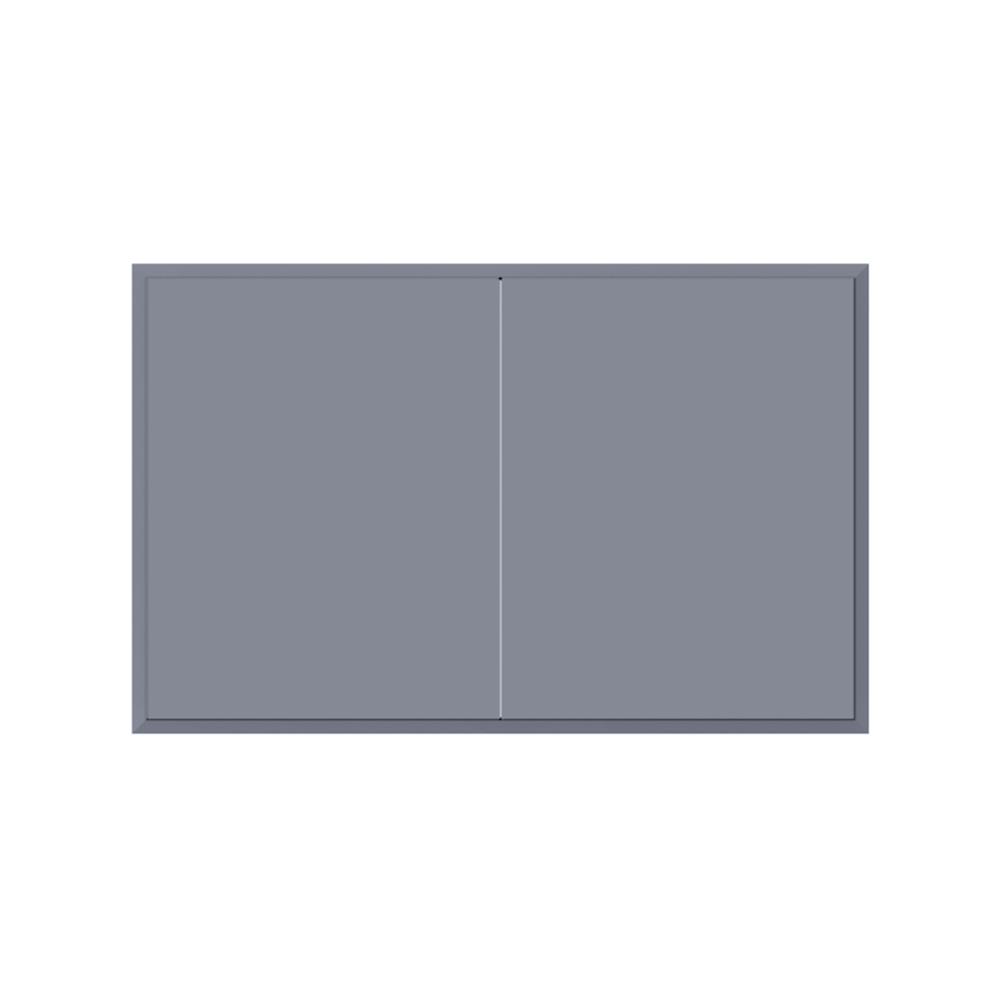 บานซิงค์คู่เรียบ STARMARK MAXII 85x66 ซม. สี TITANIUM GREY