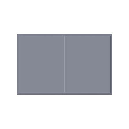 บานซิงค์คู่เรียบ STARMARK MAXII 85x66 ซม. สี TITANIUM GREY_2