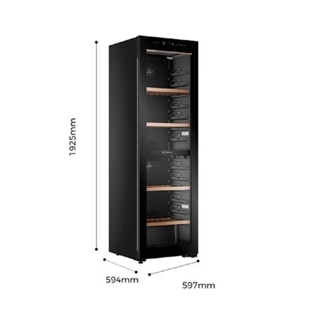 ตู้แช่ไวน์ HAIER JC-366DZ 201 ขวด สีดำ_5