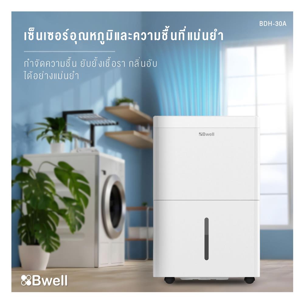 เครื่องขจัดความชื้น BWELL BDH-30A สีขาว