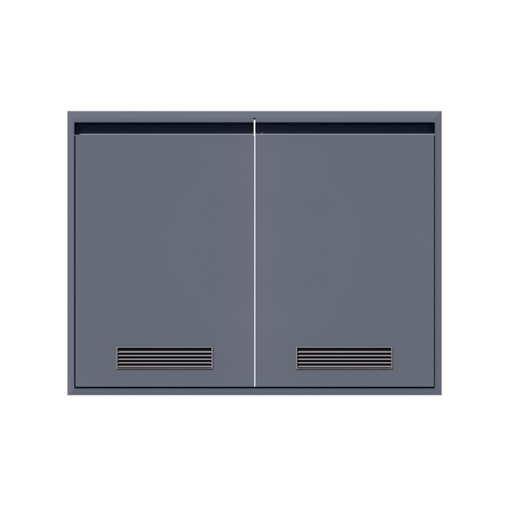 บานซิงค์คู่ช่องระบาย STARMARK MAXII 85x66 ซม. สี TITANIUM GREY