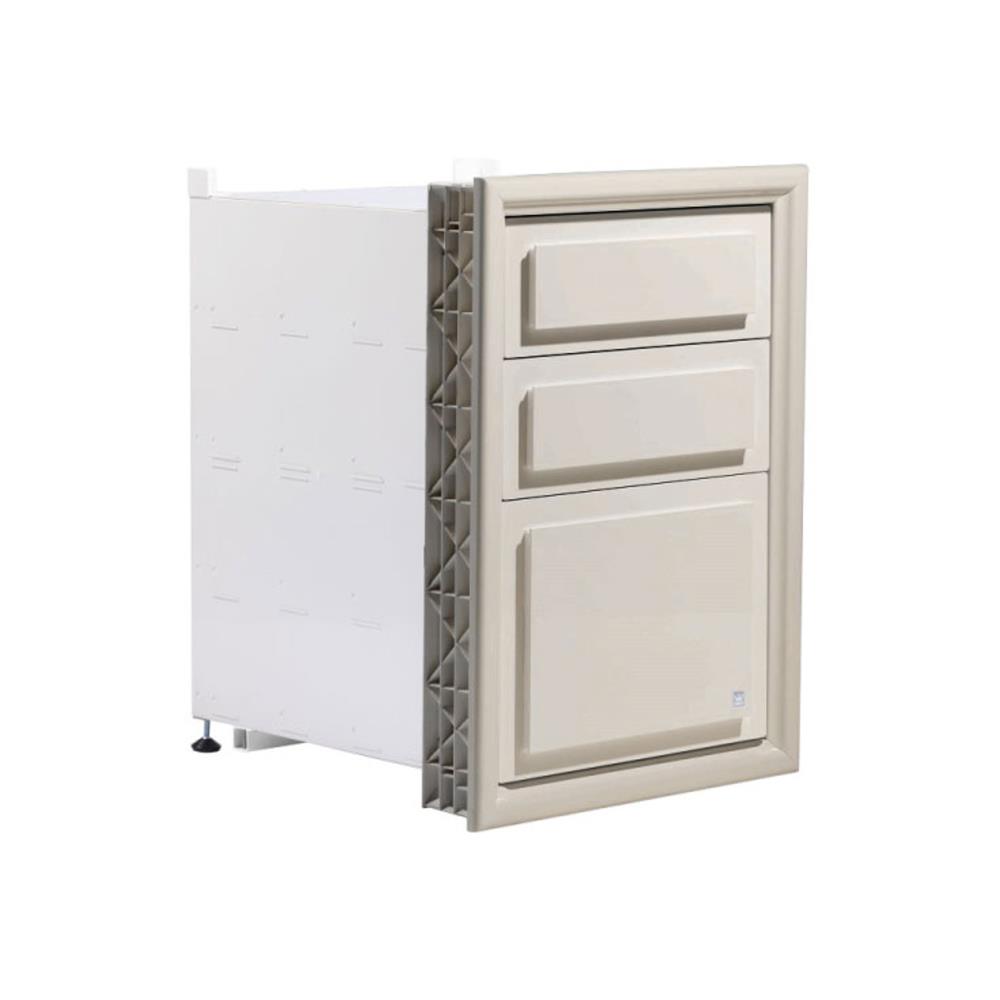 ตู้ลิ้นชัก 3 ชั้น ลูกฟัก KING PLATINUM A7 49x68.8 ซม. สีโธฟู