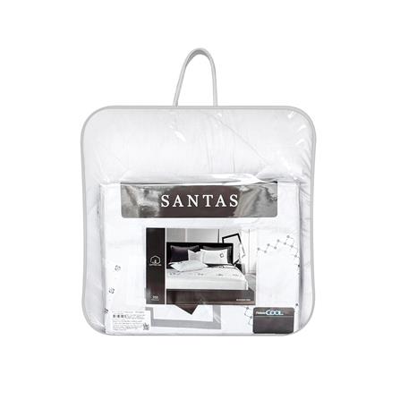 ชุดผ้าปูที่นอน 6 ฟุต (ชุด 6 ชิ้น) SANTAS COTTON USA BLOSSOM GRID LK_5