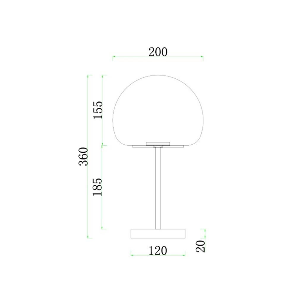 ไฟตั้งโต๊ะ LED CARINI T249147 5 วัตต์ DAYLIGHT/COOL WHITE/WARM WHITE สีเทา/ดำ