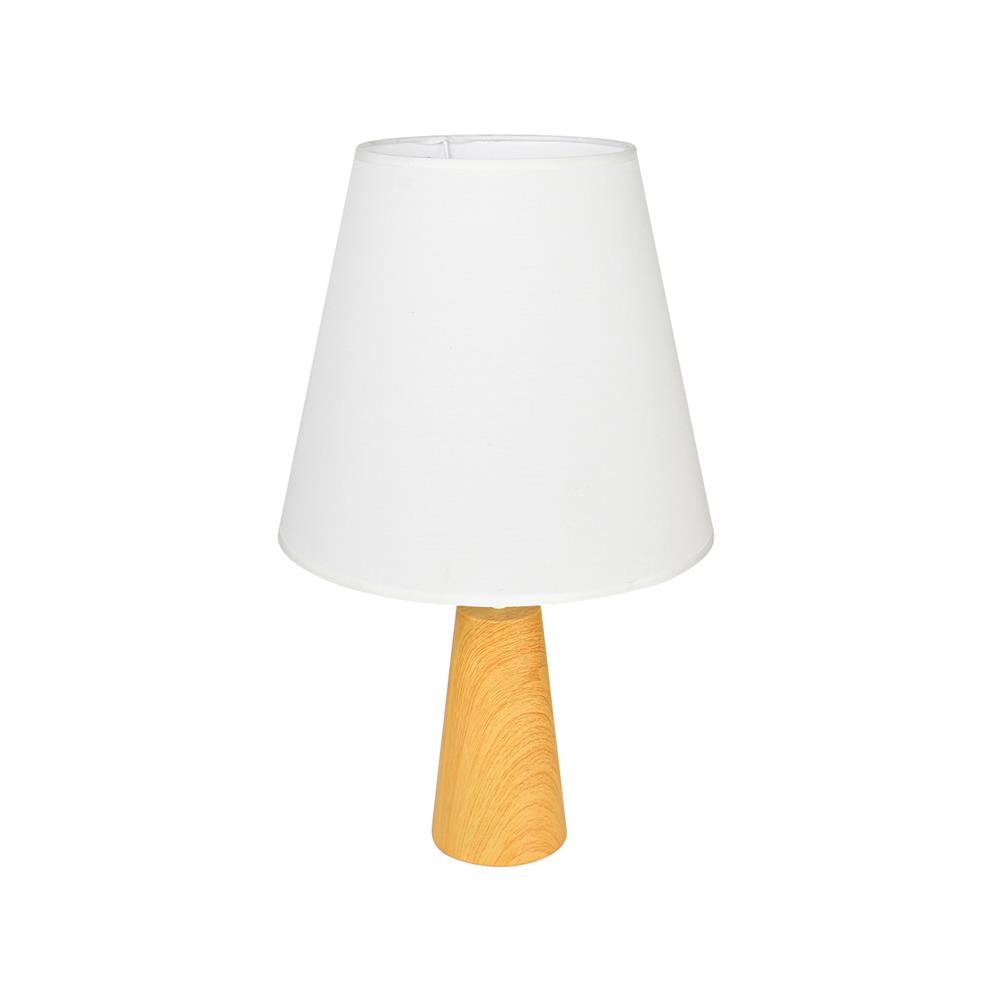 ไฟตั้งโต๊ะ CARINI T220970 สีขาว/ลายไม้