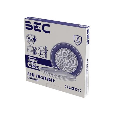 โคมไฮเบย์ LED BEC LEOPARD 400 วัตต์ DAYLIGHT สีดำ_3