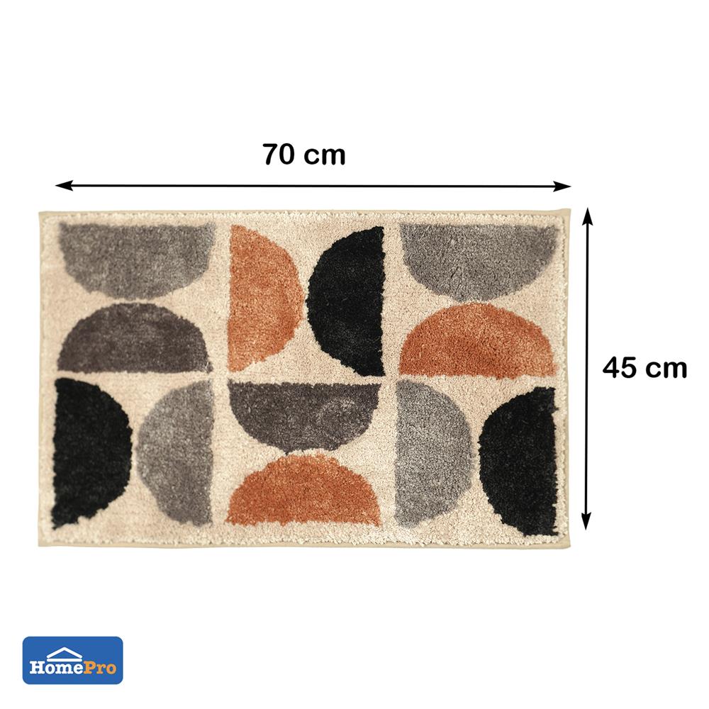 พรม HOME LIVING STYLE MANNY 45x70 ซม. สีครีม