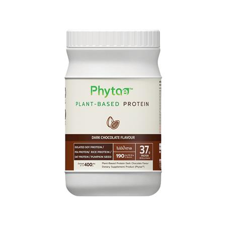 ผลิตภัณฑ์เสริมอาหาร PHYTAE PLANT BASED PROTEIN ANTI-AGING รส DARK CHOCOLATE 400 ก. (1 กล่อง)_0