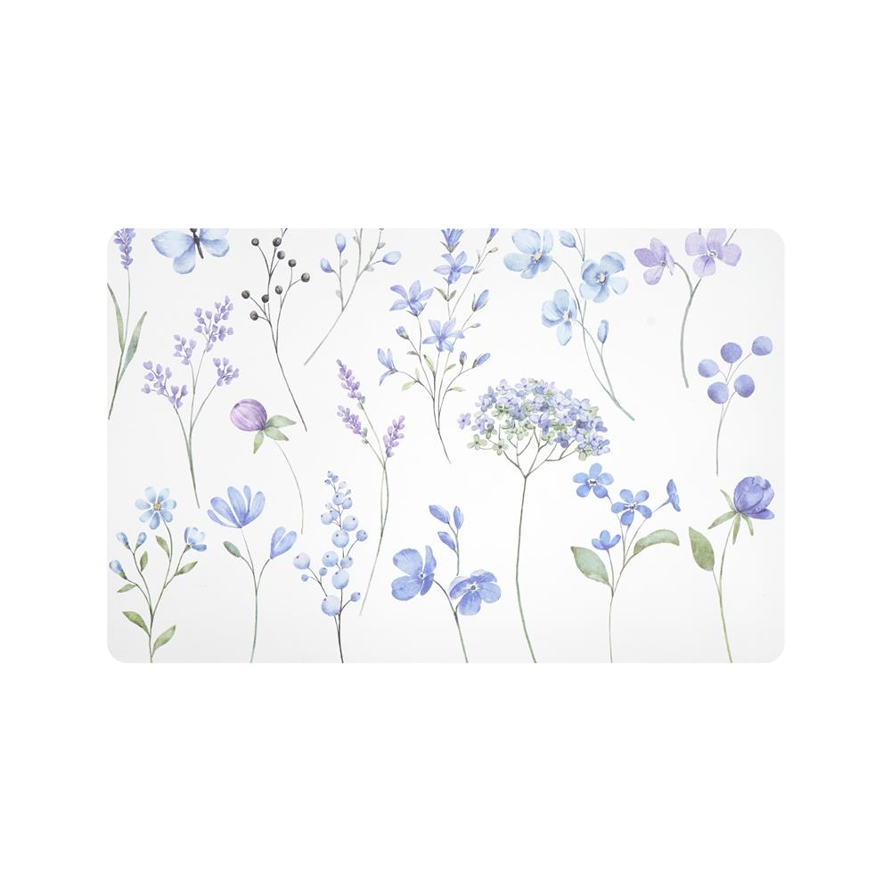 แผ่นรองจาน EVA KECH PETAL สีฟ้า