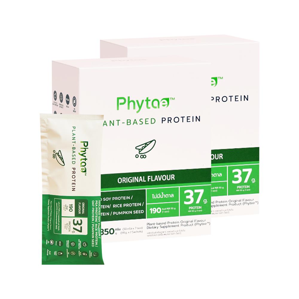 ผลิตภัณฑ์เสริมอาหาร PHYTAE PLANT BASED PROTEIN ANTI-AGING รส ORIGINAL 350 ก. (2 กล่อง)