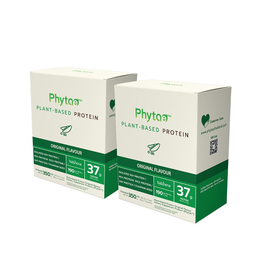 ผลิตภัณฑ์เสริมอาหาร PHYTAE PLANT BASED PROTEIN ANTI-AGING รส ORIGINAL 350 ก. (2 กล่อง)