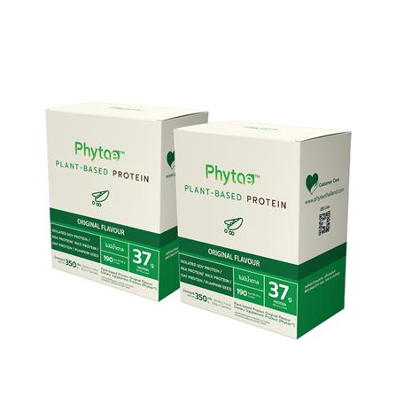 ผลิตภัณฑ์เสริมอาหาร PHYTAE PLANT BASED PROTEIN ANTI-AGING รส ORIGINAL 350 ก. (2 กล่อง)_1