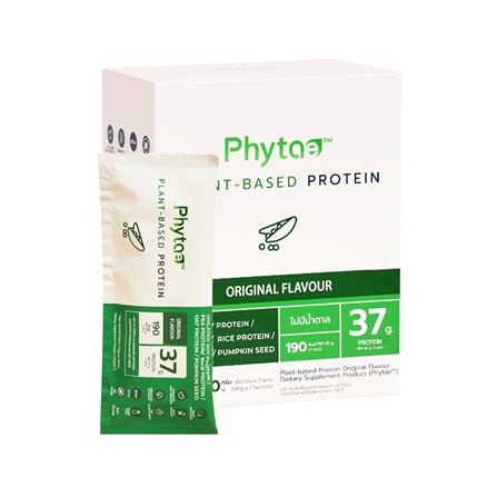 ผลิตภัณฑ์เสริมอาหาร PHYTAE PLANT BASED PROTEIN ANTI-AGING รส ORIGINAL 350 ก. (1 กล่อง)_0