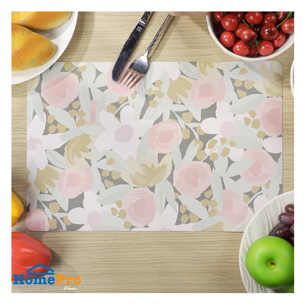 แผ่นรองจาน EVA KECH ROSAY สีครีม