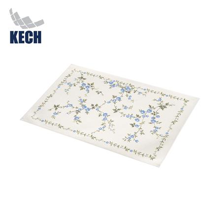 แผ่นรองจานผ้า KECH IRIS สีฟ้า_0
