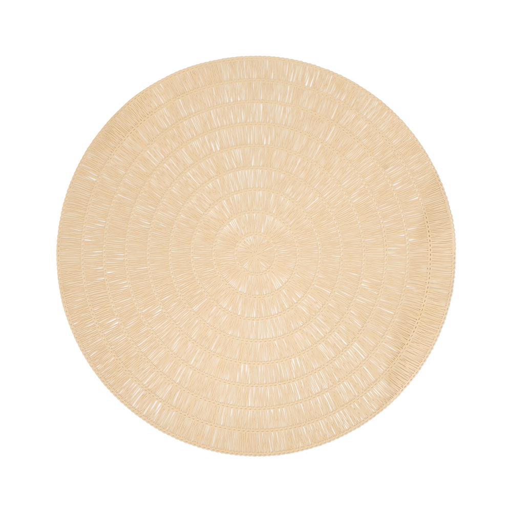 แผ่นรองจาน PVC KECH CORAL สีเบจ