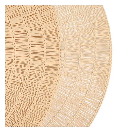 แผ่นรองจาน PVC KECH CORAL สีเบจ_2