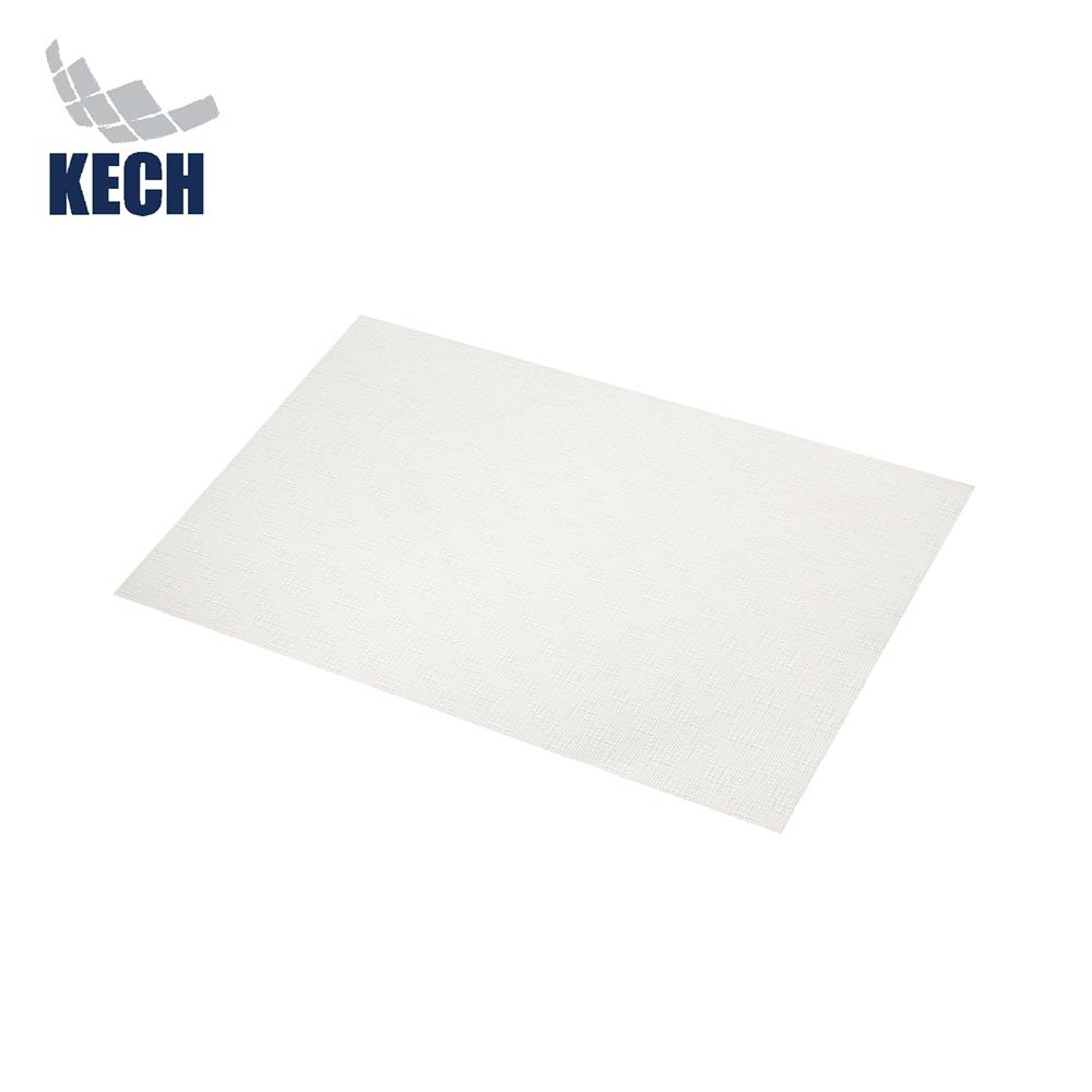 แผ่นรองจาน PVC KECH CROSS สีขาว