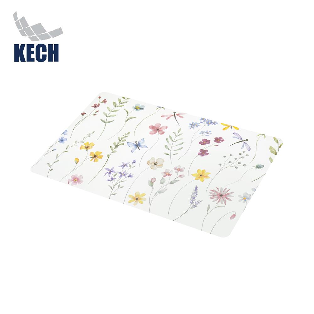 แผ่นรองจาน EVA KECH PETAL สีครีม