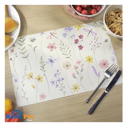 แผ่นรองจาน EVA KECH PETAL สีครีม_4