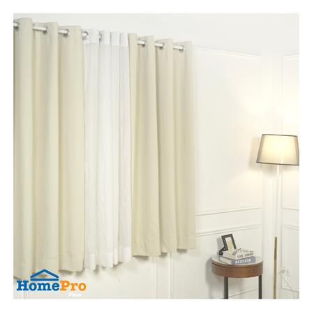 ผ้าม่าน EYELET HOME LIVING STYLE EASY UV 150X160 ซม. สีครีม_4