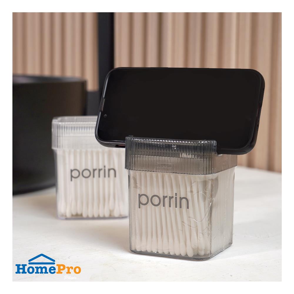 สำลีก้าน PORRIN สีเทา (แพ็ก 100 ชิ้น)