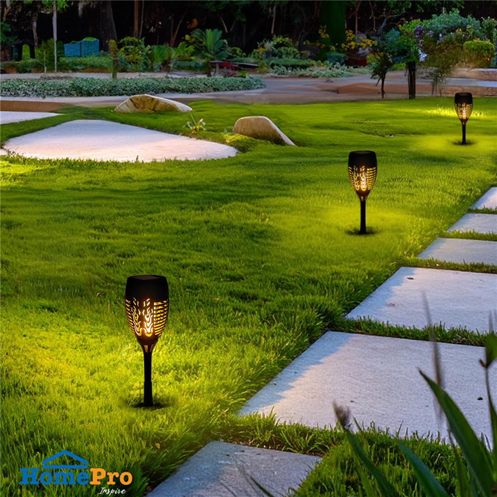 ไฟจัดสวน SOLAR CARINI AR-9502 0.1 วัตต์ WARM WHITE สีดำ