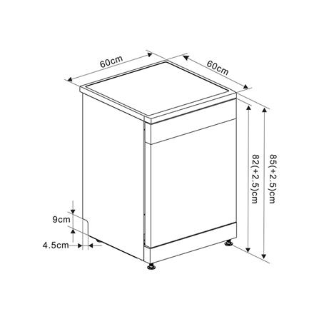 เครื่องล้างจานตั้งพื้น AXIA AQUALUXE TFT 15SS INV_5
