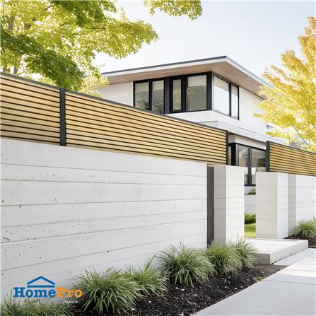 รั้วบังตาทึบ SUNSHIELD F824 SET B 0.8x2.4 ม. สีโอ๊ค_7