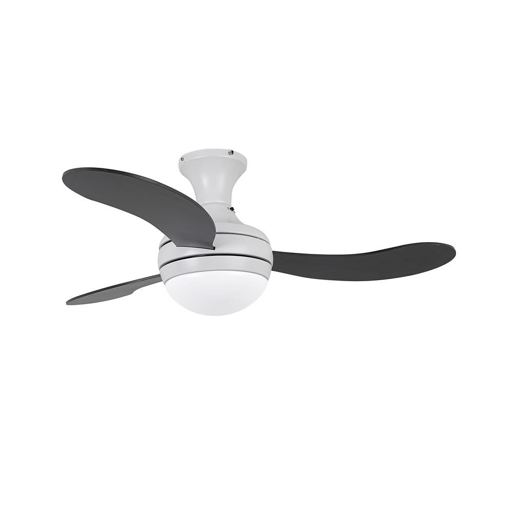 พัดลมโคมไฟ LED CARINI CRC002WH 18 วัตต์ DAYLIGHT/COOL WHITE/WARM WHITE 44 นิ้ว สีขาว/ดำ