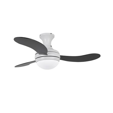 พัดลมโคมไฟ LED CARINI CRC002WH 18 วัตต์ DAYLIGHT/COOL WHITE/WARM WHITE 44 นิ้ว สีขาว/ดำ_0