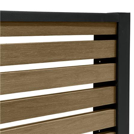 รั้วบังตาโปร่ง SUNSHIELD S824 SET A 0.8x2.4 ม. สีวอลนัท_3