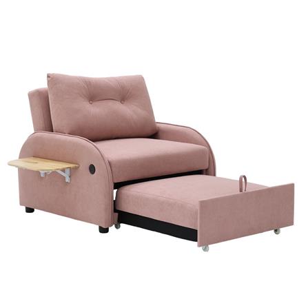 โซฟาเบด SB FURNITURE RICH 19242058 สีชมพู_2