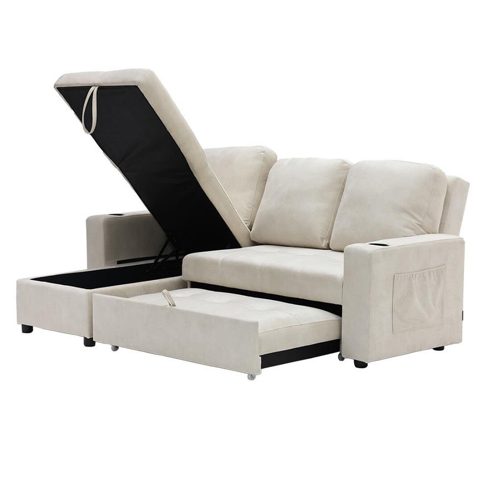 โซฟาเข้ามุมซ้าย SB FURNITURE REINDEER 19242065 สีครีม