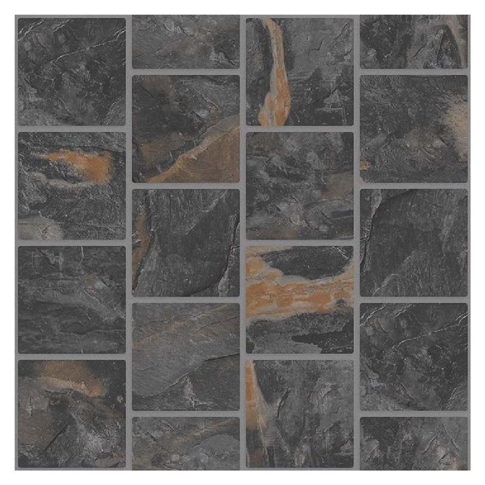 กระเบื้องพื้น 16x16 นิ้ว DURAGRES โรมาโน่ ดำ A 0.96 ตร.ม.