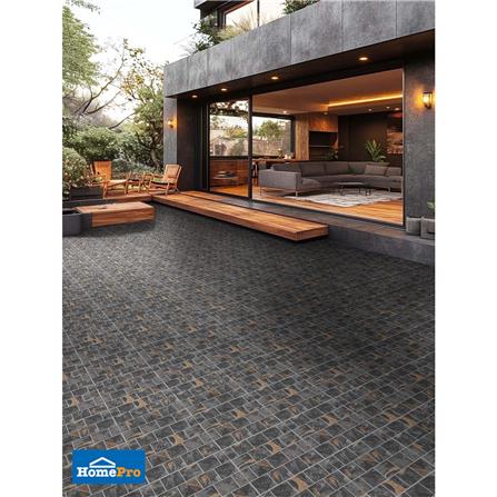 กระเบื้องพื้น 16x16 นิ้ว DURAGRES โรมาโน่ ดำ A 0.96 ตร.ม._4