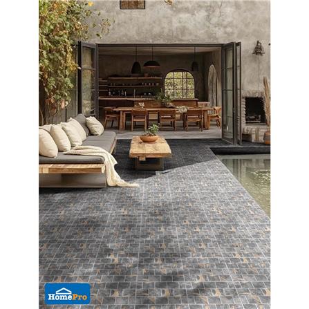 กระเบื้องพื้น 16x16 นิ้ว DURAGRES โรมาโน่ ดำ A 0.96 ตร.ม._5