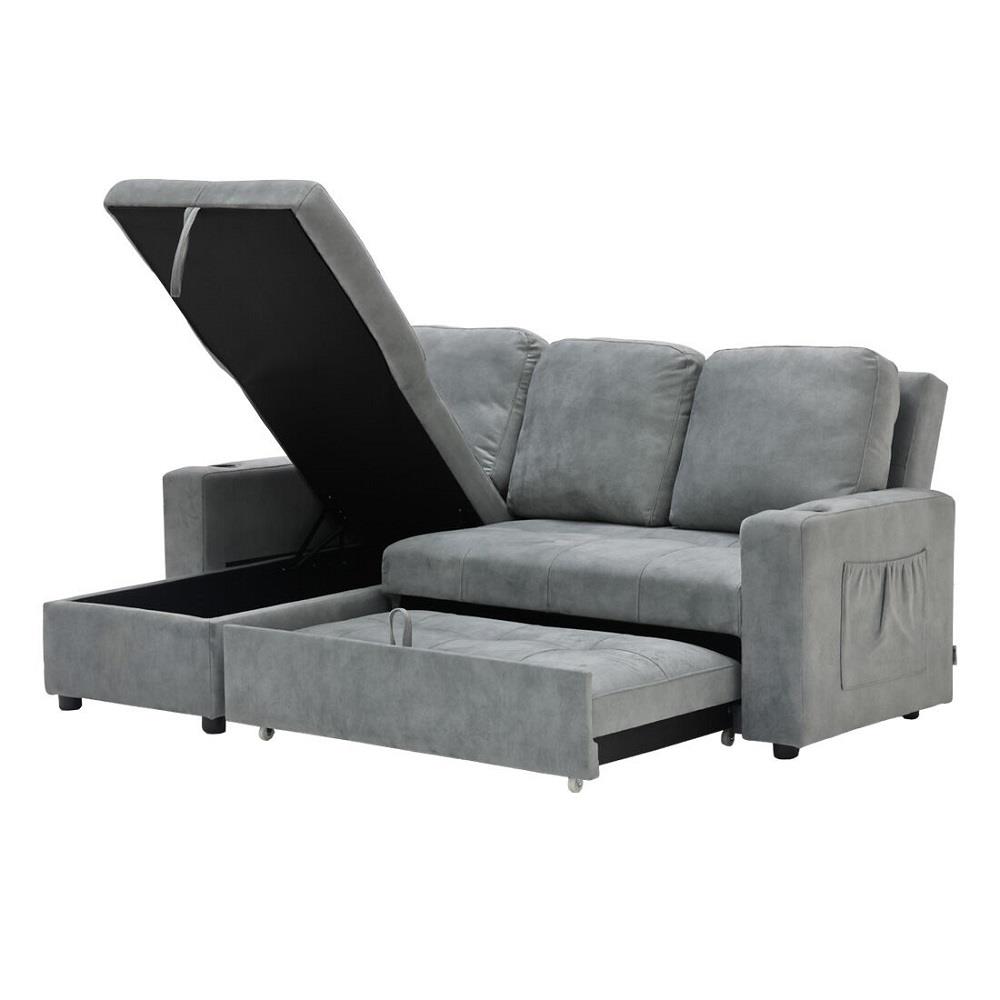 โซฟาเข้ามุมซ้าย SB FURNITURE REINDEER 19242064 สีเทา