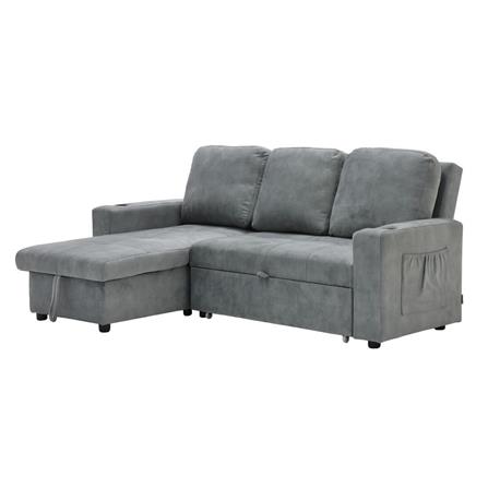 โซฟาเข้ามุมซ้าย SB FURNITURE REINDEER 19242064 สีเทา_1