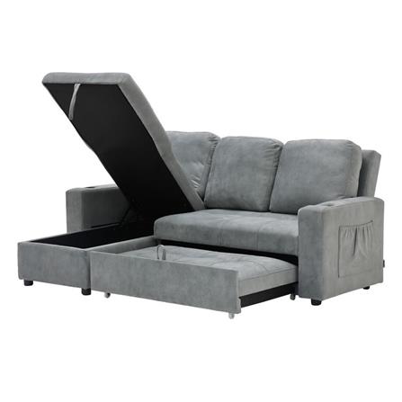 โซฟาเข้ามุมซ้าย SB FURNITURE REINDEER 19242064 สีเทา_2