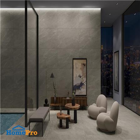 กระเบื้องพื้นพอร์ซเลน 60x120 ซม. COTTO ควอรี่ เทา PM 1.44 ตร.ม._3