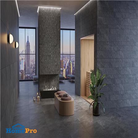 กระเบื้องพื้นพอร์ซเลน 60x120 ซม. COTTO ควอรี่ ดำ PM 1.44 ตร.ม._3