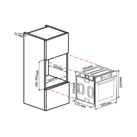 เตาอบฝังดิจิตอล AXIA INT 75 LCD AIRFRY_5