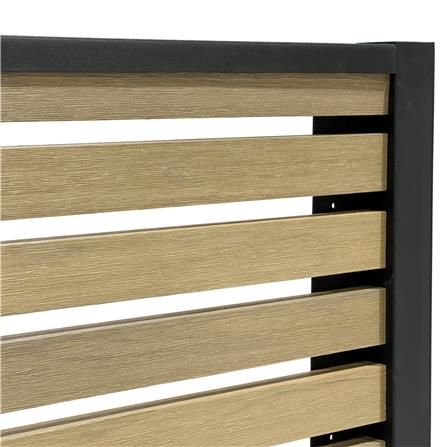 รั้วบังตาโปร่ง SUNSHIELD S124 SET B 1.0x2.4 ม. สีโอ๊ค_3