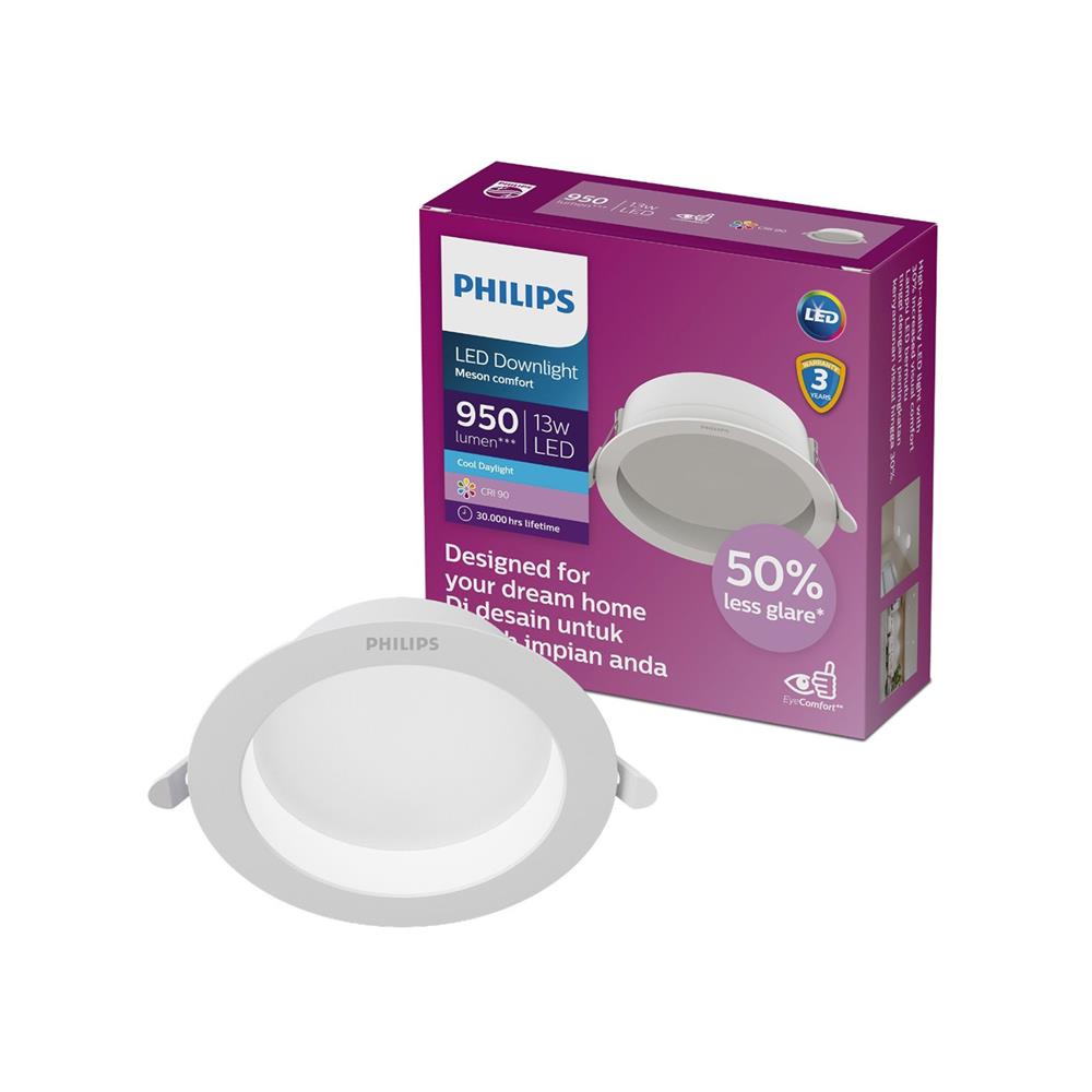 ดาวน์ไลท์ LED PHILIPS MESON COMFORT 5 นิ้ว 13 วัตต์ DAYLIGHT สีขาว