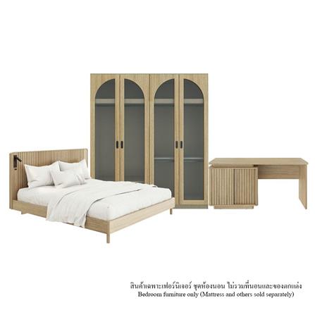 ชุดห้องนอน 5 ฟุต SB FURNITURE VALLEY 59062729 สีน้ำตาล_0