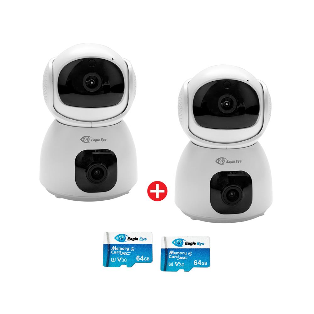 กล้องวงจรปิดภายใน 2 เลนส์ EAGLE EYE EG-AT253D 3+3MP 3 ล้านพิกเซล 1 แถม 1_0